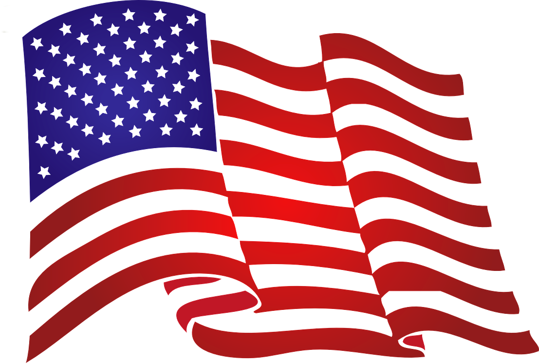 Drapeau américain – l’office reçoit en anglais
